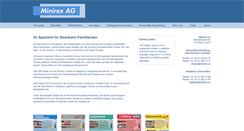 Desktop Screenshot of minirex.ch
