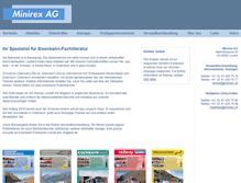 Tablet Screenshot of minirex.ch